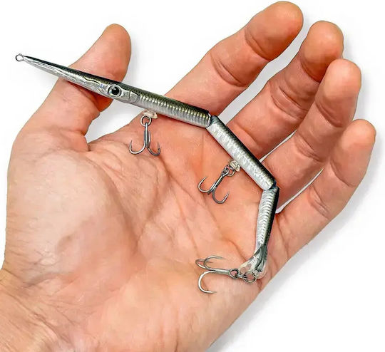 Τεχνητό Jack Fin Stylo Jointed 150 Silver Bait