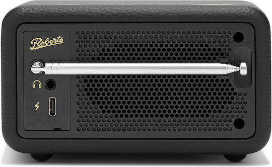 Roberts Revival Petite 2 Tabletop Radio Rechargeable DAB+ with Bluetooth Black