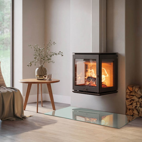 Kaminzubehör und -teile Schutzglas Hartes Boden Offenes Grün 120x60