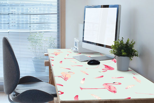 Schreibtischunterlagen Arbeit Zuhause Flamingo Flügel 100x50 cm
