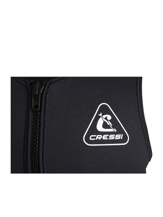 Cressi Guardian Vest Zip Swimming Water Sports Neoprene 2mm Black Blue