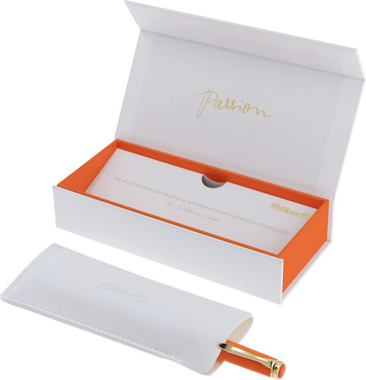 Pelikan M200 Special Edition Orange Delight Füllfederhalter Extra Fein