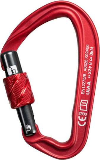 Carabiner Fixe Climbing Picot Screw Red