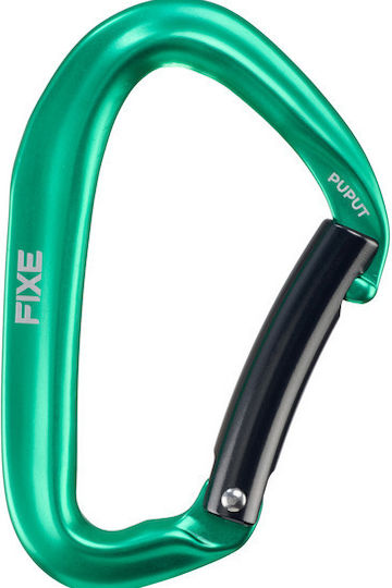 Carabinier Simplu Fixe Climbing Picot Curve Verde