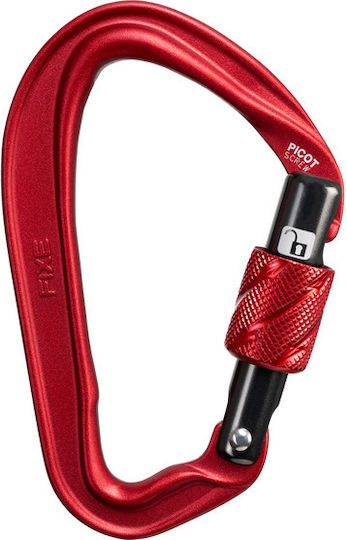 Carabiner Fixe Climbing Picot Screw Red