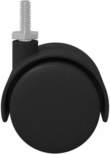 vidaXL Plastic Wheels with Brake 12 Pieces 40.1x40.1mm