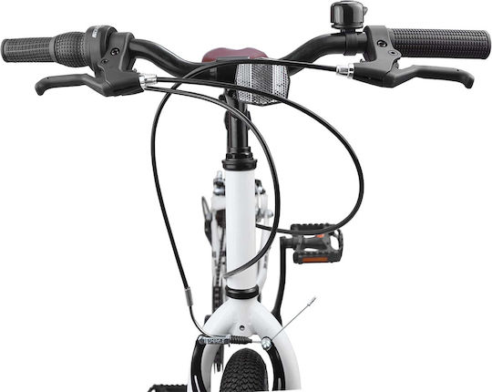vidaXL 24" Kinder Fahrrad BMX Weiß
