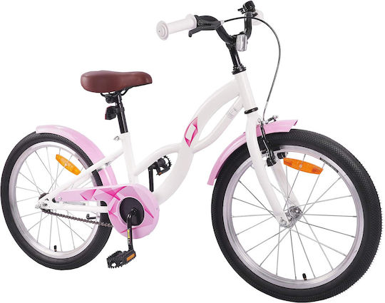 vidaXL 20" Kids Bicycle City White
