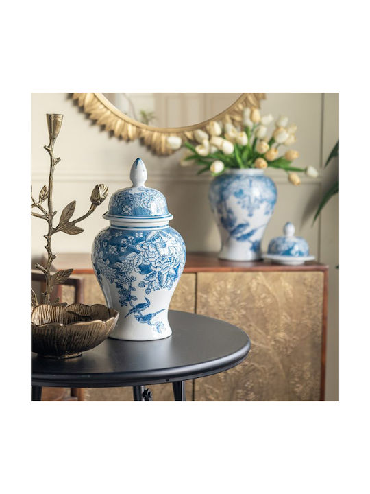 Artekko Decorative Vase Melania White 17x17x31.5cm
