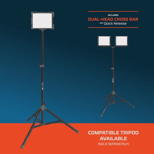 Nebo Rechargeable Work Light with Extension Cord LED IP54 with Brightness up to 8000lm
