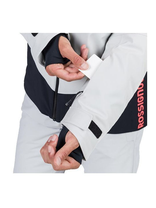 Rossignol Hero RLNMJ17-234-23Q Ανδρικό Μπουφάν για Σκι & Snowboard Γκρι
