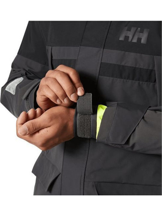 Helly Hansen Pier 4.0 34484-980 Ανδρικό Μπουφάν για Σκι & Snowboard Μαύρο
