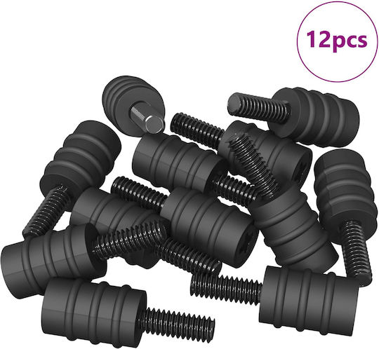 vidaXL Șurub cu Lungime 4mm 12buc