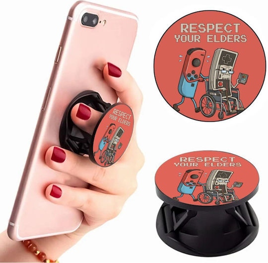 Respect Your Elders Phone Holders Stand Stand Βάση Στήριξης Κινητού Στο Χέρι