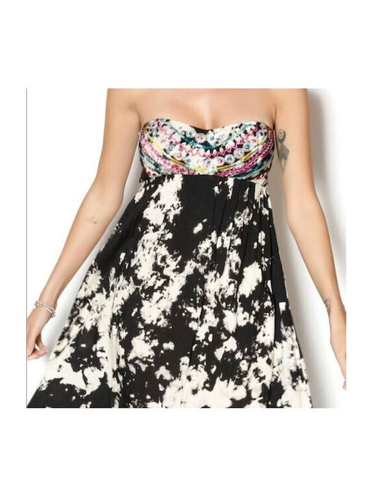Summer Maxi Dress Off Black