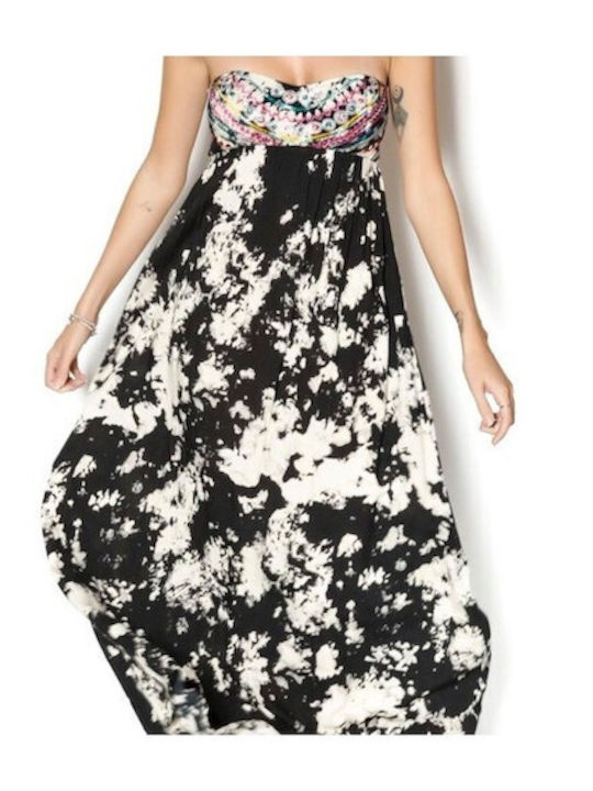 Summer Maxi Dress Off Black