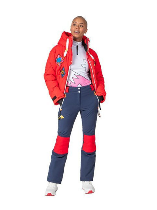 Rossignol RLNWP08-72T Γυναικείο Παντελόνι Σκι & Snowboard Μπλε