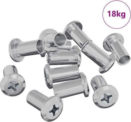 vidaXL Șurub 2857buc 18kg