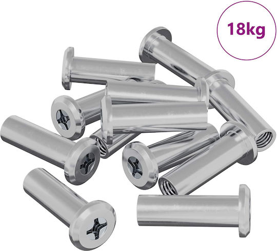 vidaXL Screw 2857pcs 18kg