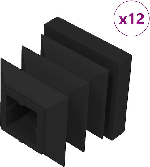 vidaXL Τάπα Βίδας Μεταλλική με Διάμετρο M15 και Μήκος 15mm 12τμχ