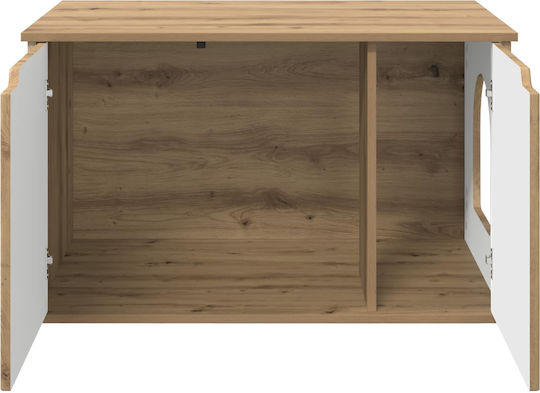 vidaxl Katzenbett aus Holz Handarbeit 85 x 55 x 53,5 cm