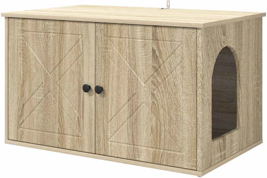 Vidaxl Σπίτι Γάτας Σονόμα 85 X 55 X 50,5 Εκ Επεξεργασμένο Ξύλο