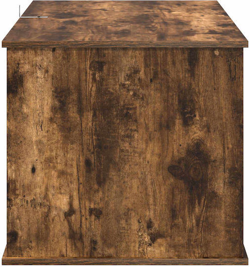 Vidaxl Cat House Smoked Oak 85 x 55 x 50 cm Engineered Wood