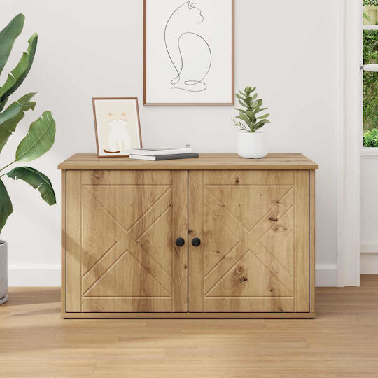 Vidaxl Cat House Walnut Handmade 85 x 55 x 50 cm