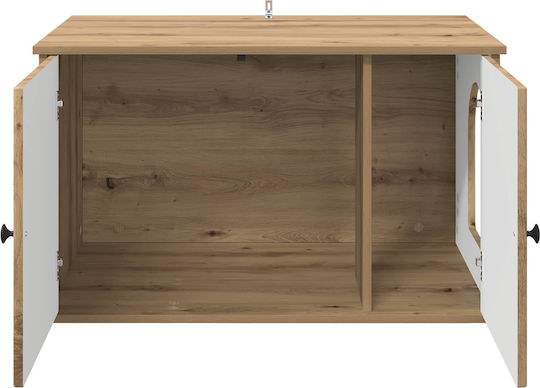 Vidaxl Cat House Walnut Handmade 85 x 55 x 50 cm