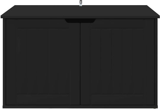 Vidaxl Σπίτι Γάτας Μαύρο 85 X 55 X 53,5 Εκ Επεξεργασμένο Ξύλο