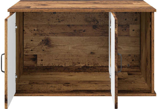 Vidaxl Cat House Old Wood 85 x 55 x 50 cm Treated Wood