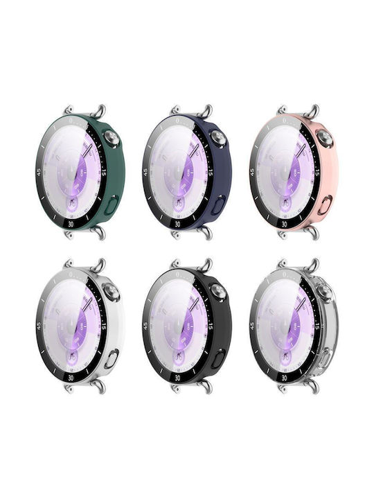Пластмасов Калъф със Стъкло в Зелен цвят за Huawei Watch GT 6 46мм