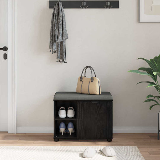Mobilier de Intrare cu Bancă Black Beech 60x38x46cm
