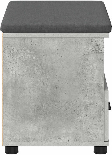 Entry Furniture with Bench Gray 60x38x46cm