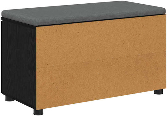 Mobilier de Intrare cu Bancă Black Beech 80x38x46cm