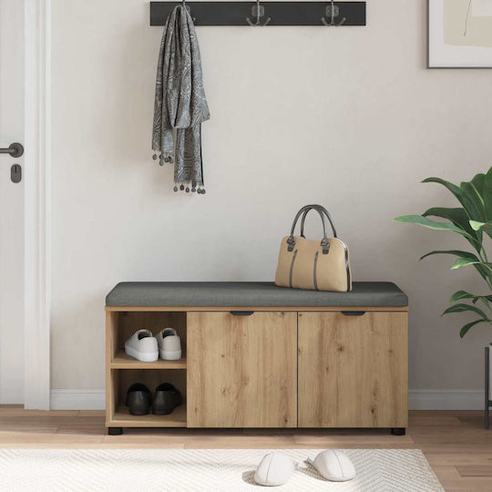 Entry Furniture with Bench Artisan Oak 100x38x46cm