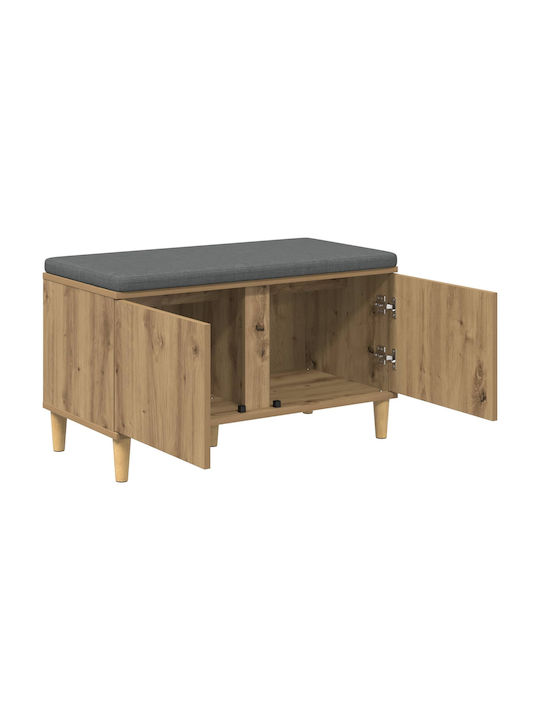 Mobilier de Intrare cu Bancă Artisan Oak 60x38x46cm