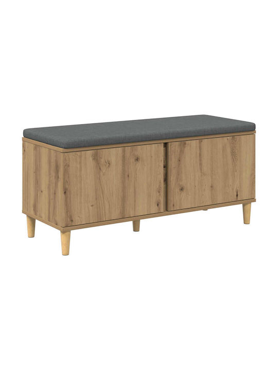 Eingangsmöbel mit Bank Artisan Oak 60x38x46cm