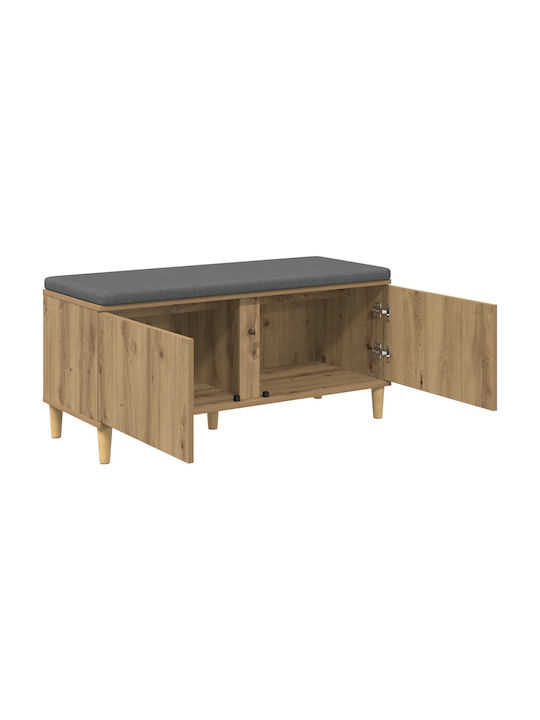 Eingangsmöbel mit Bank Artisan Oak 60x38x46cm