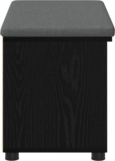 Mobilier de Intrare cu Bancă Black Beech 80x38x46cm