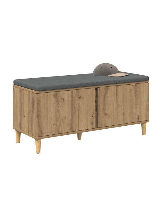 Eingangsmöbel mit Bank Artisan Oak 60x38x46cm