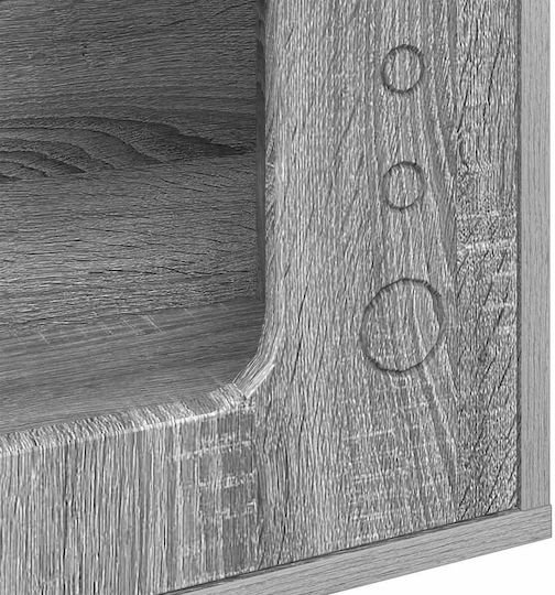 Vidaxl Casă Pentru Pisici Gri Sonoma 51 X 30 X 42 Cm Lemn Prelucrat