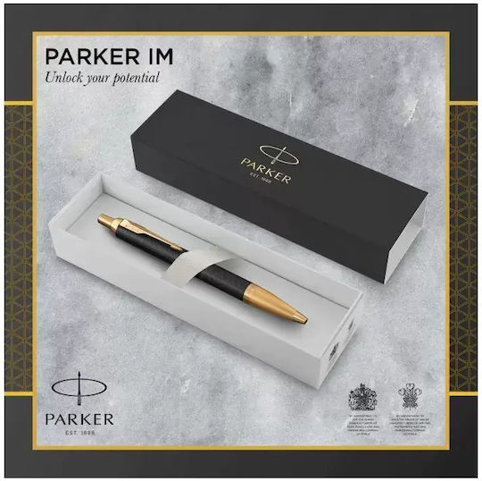 Parker I.M Premium GT Black Gold Pens Ballpoint Personalized