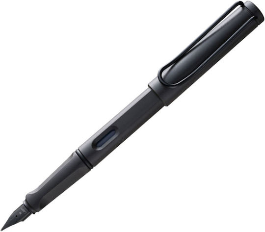 Lamy Safari 017 Πένα Γραφής Fine Γκρι από Πλαστικό με Μπλε Μελάνι