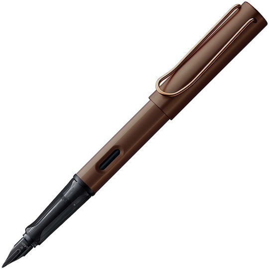 Lamy Писалка Medium Кафява от Алуминий с Червено Мастило