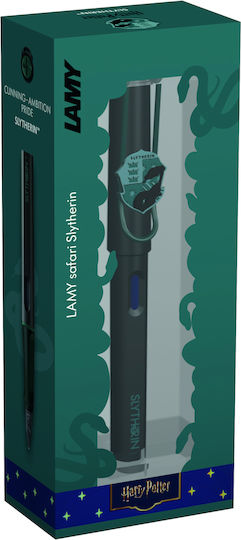 Lamy Safari Writing Pen Medium Blue made of Steel with Blue Ink