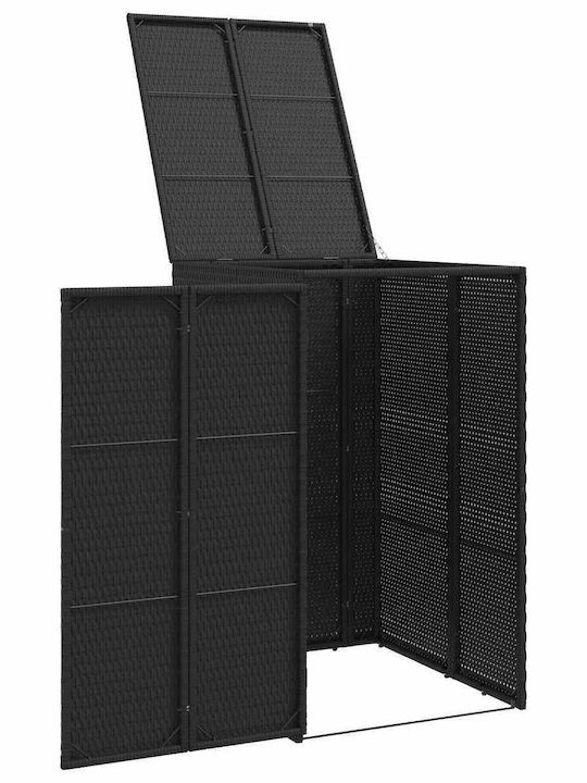 vidaXL Canapea Pat pentru câini Negru 115x80cm.