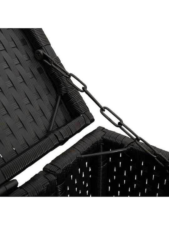 vidaXL Canapea Pat pentru câini Negru 115x80cm.