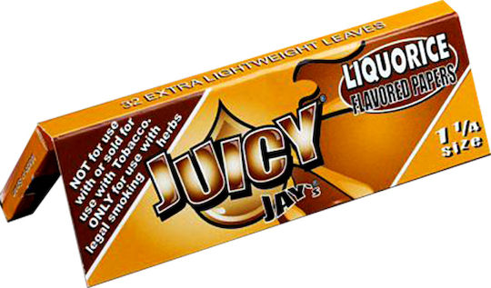 Juicy Jays Zigarettenpapier 1+1/4 Lakritz 32 Blätter 1Stück