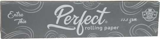 Perfect Perfect Ασημί Slim Χαρτάκια Στριφτού Τσιγάρου Slim King Size 33 φύλλα 1τμχ